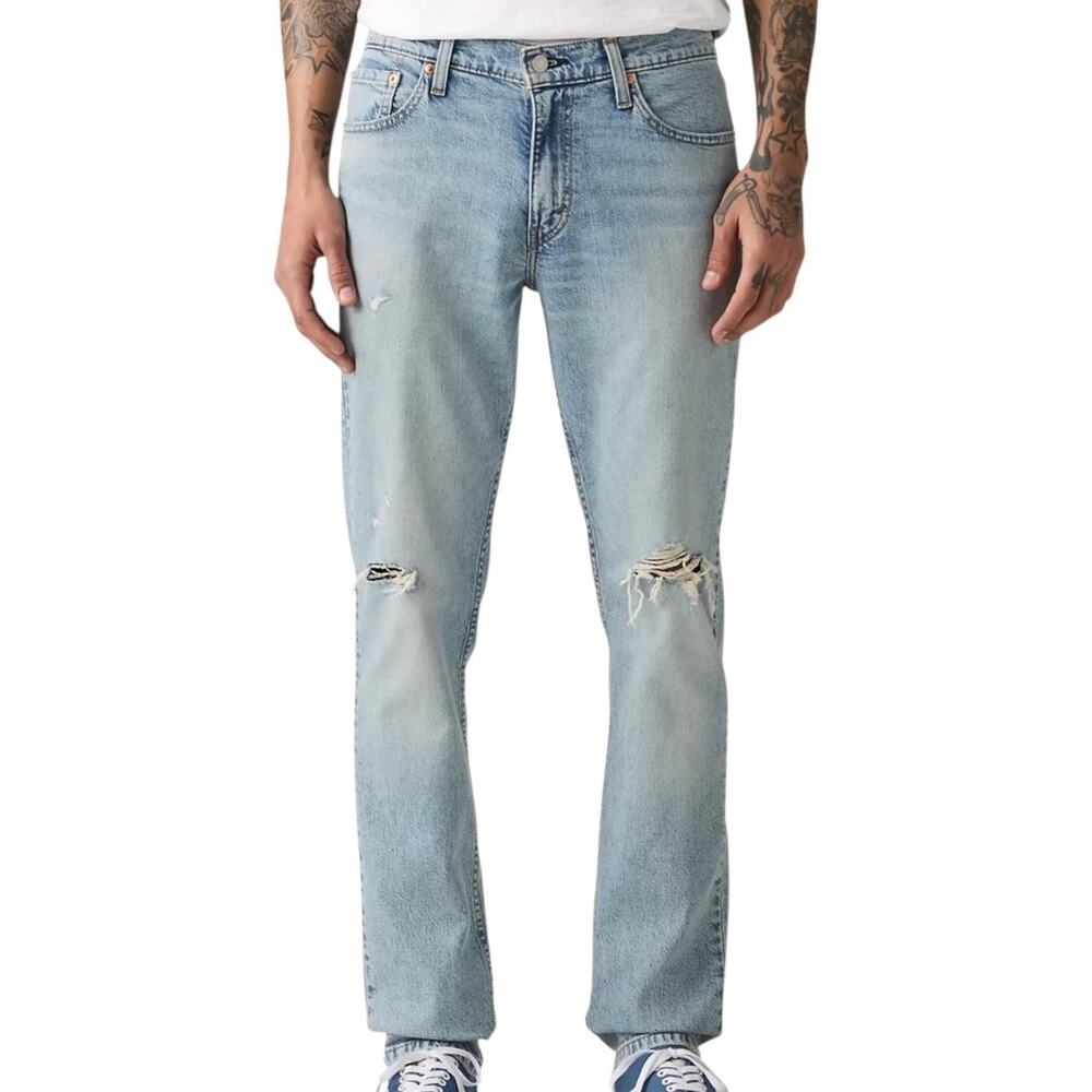 Levi’s Men’s 511 Slim Fit Jeans Light Blue Size 36 X34